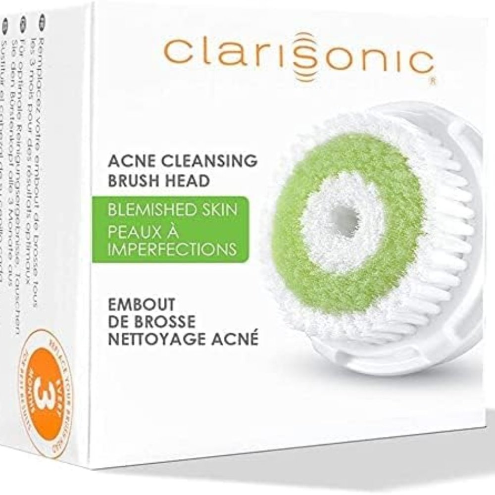 Clarisonic Acne Cleanse Facial Cleansing Brush Head Replacement --4 count